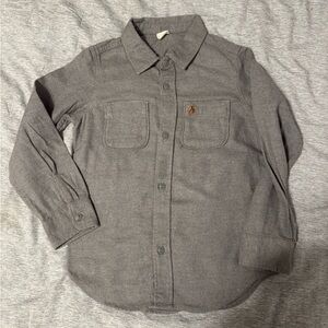GAP Kids Charcoal Button Down Shirt